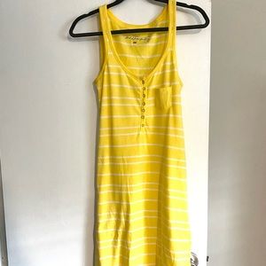 Yellow and White Tank Dress from H&M